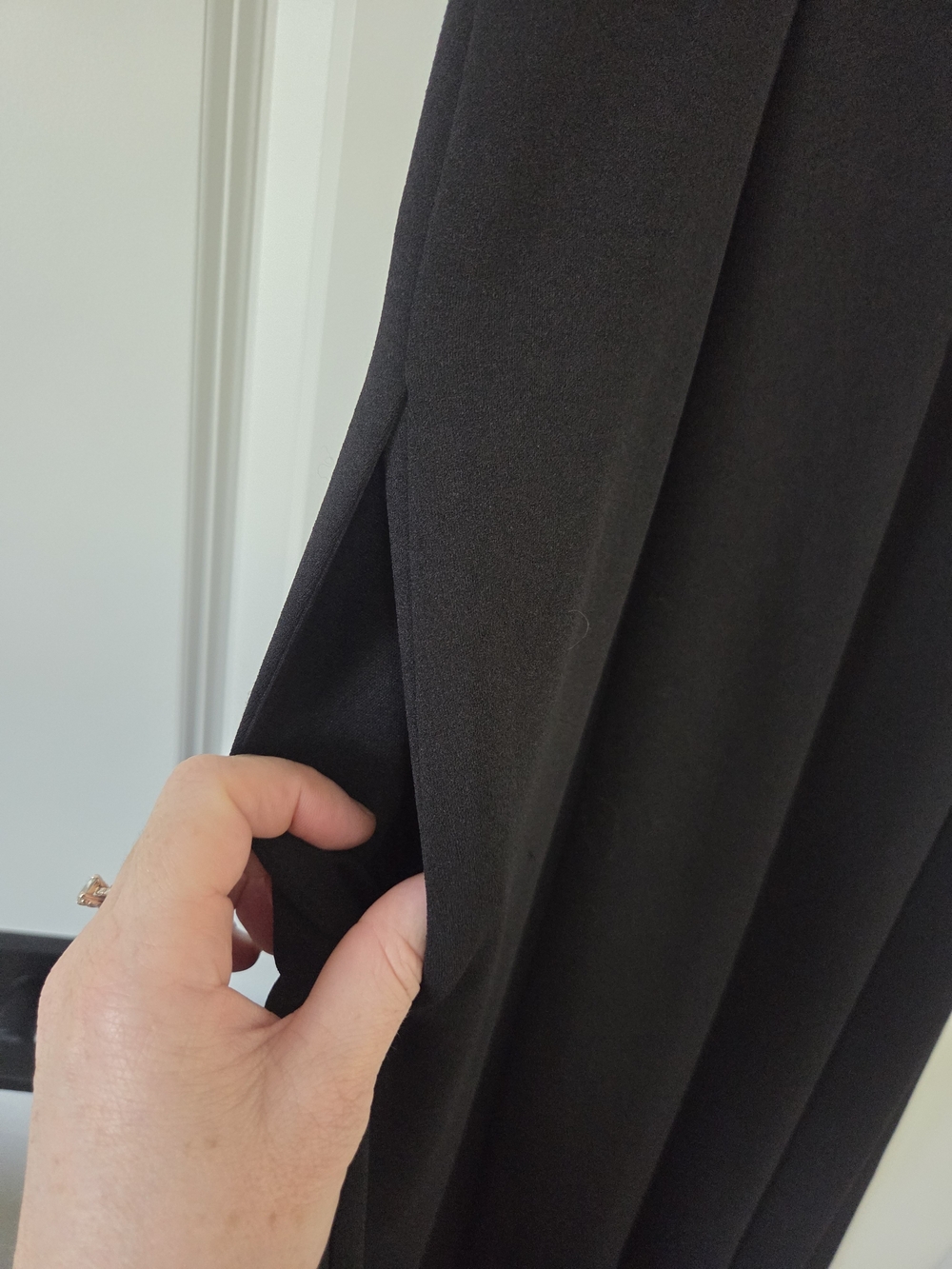le chateau Black V-Neck High-Low Dress - Picture 4 of 9